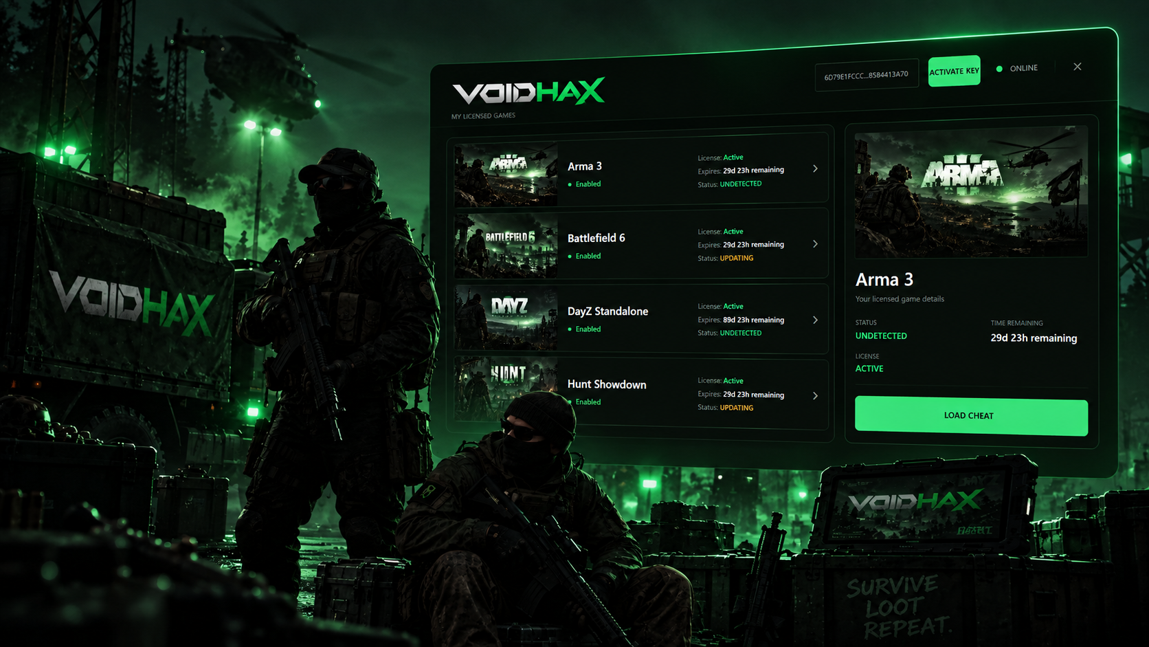VOIDHAX Loader preview